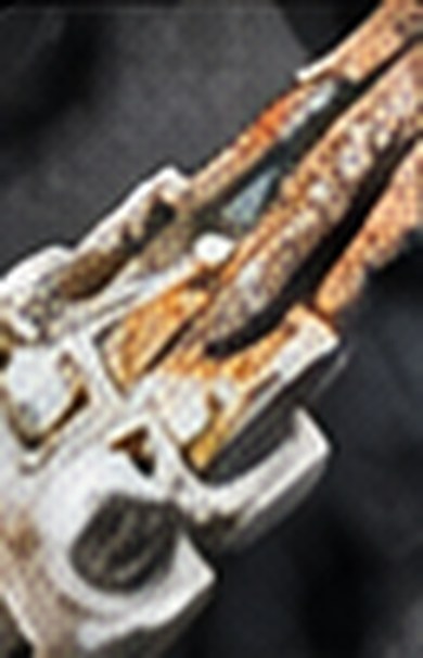 Corroded wiring connector from the Equinox
