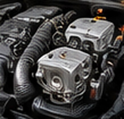 Engine repair in progress on the Jeep Grand Cherokee