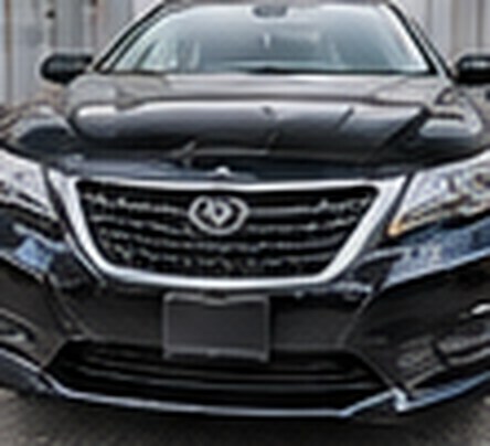 New grille, bumper and headlights fitted to the Camry